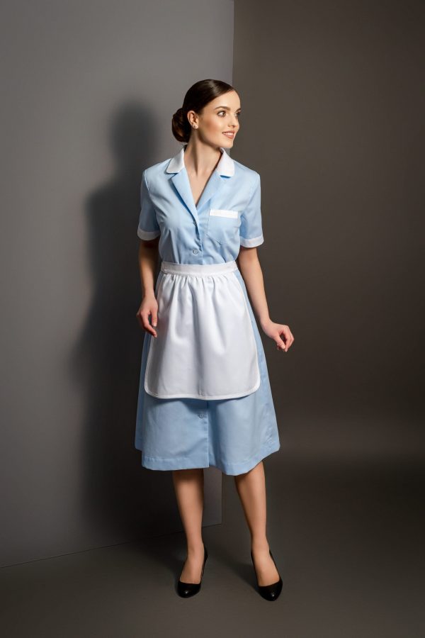 Divise da lavoro, divise per personale domestico. divise. vestito divisa, abbigliamento da lavoro